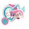 Bicicleta infantil Toimsa 1297 com rodas de espuma de 12 polegadas, 4 rodas, cesto, proteção de corrente, guarda-lamas — My Little Pony