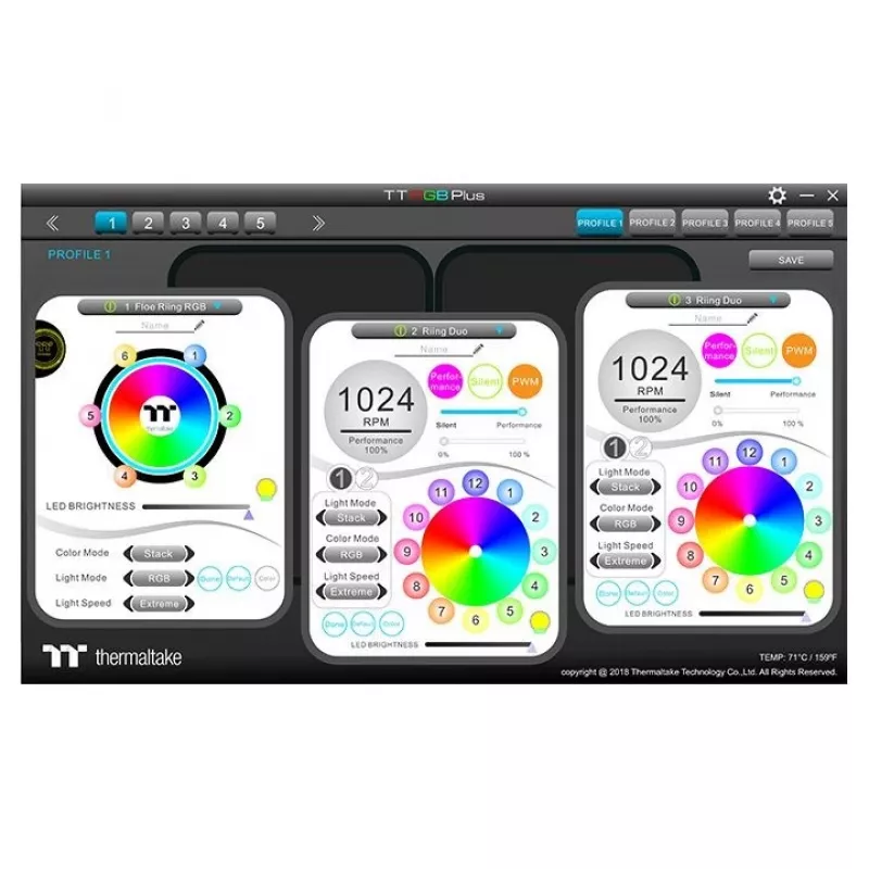Arrefecedor líquido All-in-One Thermaltake Floe DX RGB 360