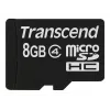 Cartão MicroSDHC Transcend 8GB Class 4 TS8GUSDC4