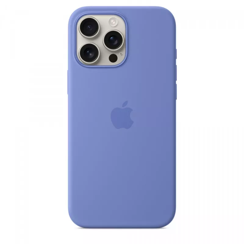 iPhone 16 Pro Max capa de silicone com MagSafe - Periwinkle
