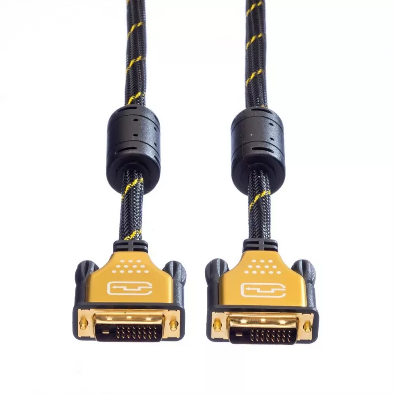 ROLINE GOLD cabo de monitor DVI, ST-ST (24+1) dual link 3,0m (11.04.5513)