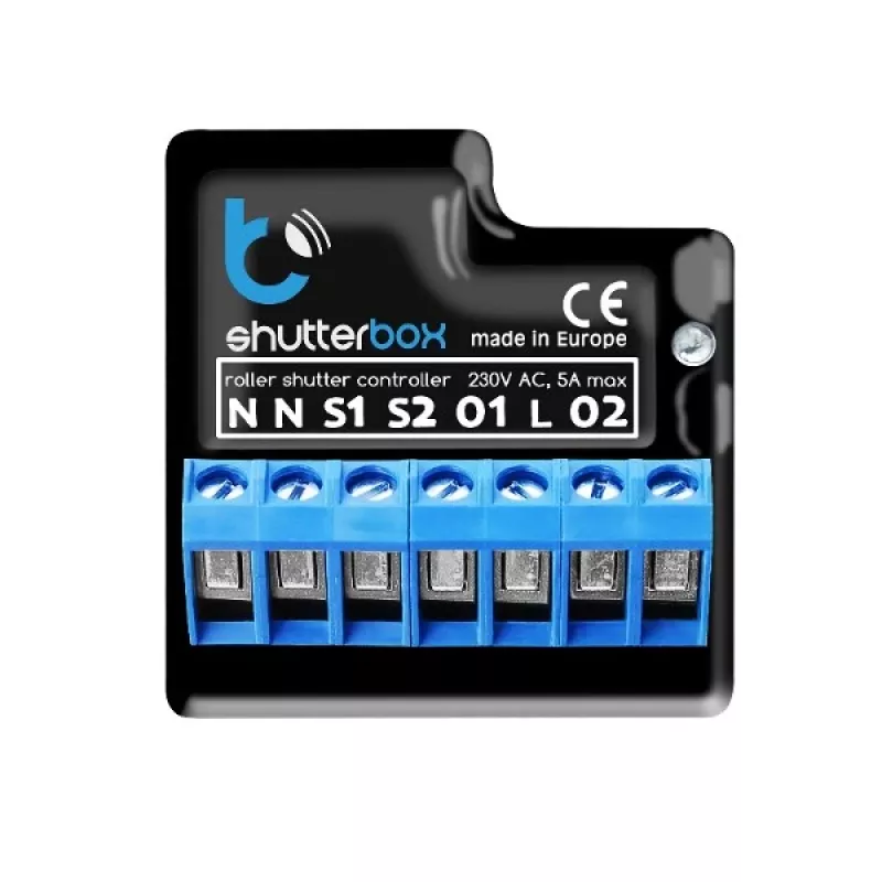 Controlador de estores blebox shutterBox preto