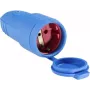 as - Schwabe 62411 ficha de borracha com contacto de proteção 230 V azul IP44 (62411)