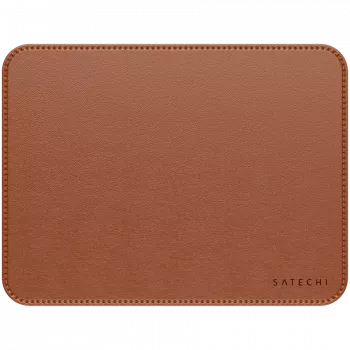 Tapete de rato Satechi Premium – tapete de rato em pele vegan (castanho)