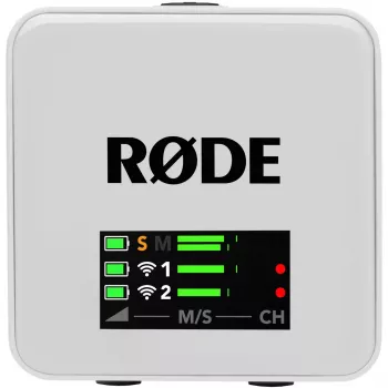 RØDE Wireless GO III White - sistema de microfone sem fios (branco)