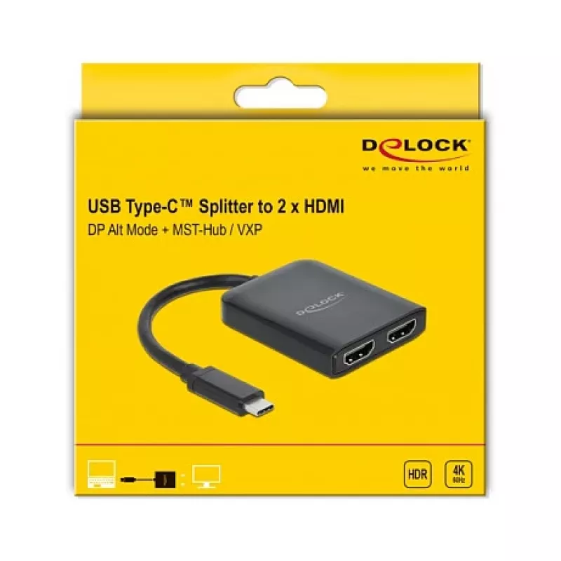 Splitter USB Type-C DeLOCK 87755