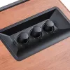 Sistema de altifalantes ativos de estante Edifier R1280T com controlo remoto e entradas RCA duplas - Brown Wood