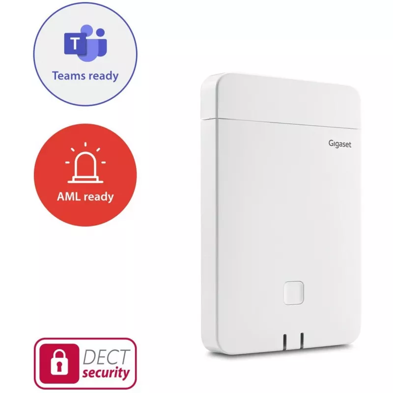 Estação base DECT Gigaset PRO N870 SPK PRO — conectividade sem fios, sistema DECT multi-célula potente