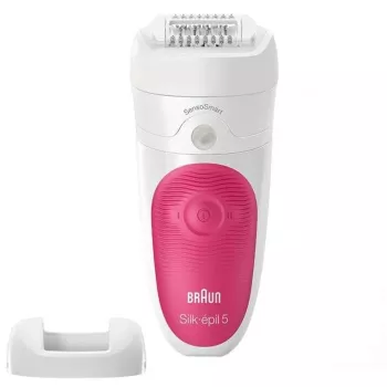 Depiladora Braun Silk-epil 5 5-500 SensoSmart, rosa/branco