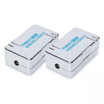 Módulo de ligação Digitus CAT 6 para cabo de par entrançado, 2 unid., LSA, banhado a ouro, branco