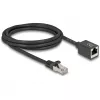 Cabo de rede DeLOCK 90309 RJ-45 Cat6a 2 m Preto