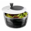 Centrifugadora de salada GEFU Rotare com manivela, capacidade 3 L, caixa de plástico, preto/branco, adequada para máquina de lavar louça