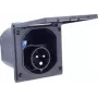 Ficha CEE AS Schwabe 61493 16 A 230 V – conector industrial de 3 polos para alimentação monofásica