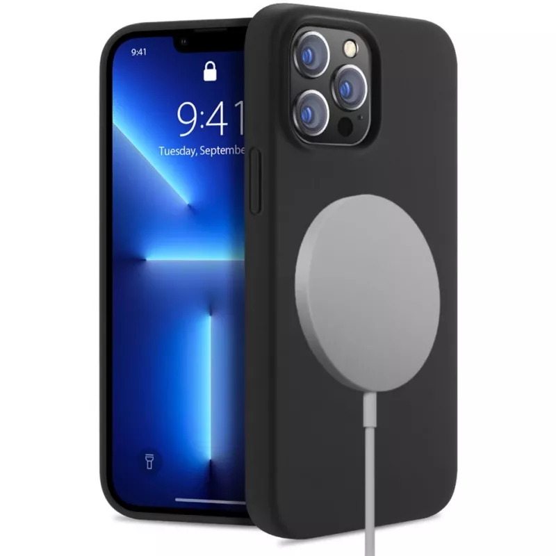 StyleShell Shock, capa para telemóvel preta, iPhone 16 Pro Max, compatível com MagSafe