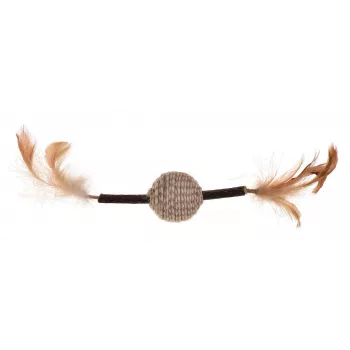 Tapete Trixie 42431 para gato e cão, poliacrílico bege, 200 mm de comprimento, com guizo