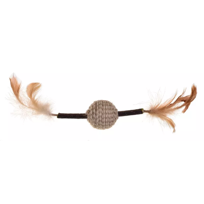 TRIXIE Matatabi Feather Game brinquedo para gatos, 20 cm