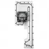 Stealkey Customs Distroplate para Fractal Design North D4 — reservatório em acrílico (SW10099)