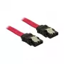 Cabo SATA DeLOCK 84301 0,7 m vermelho