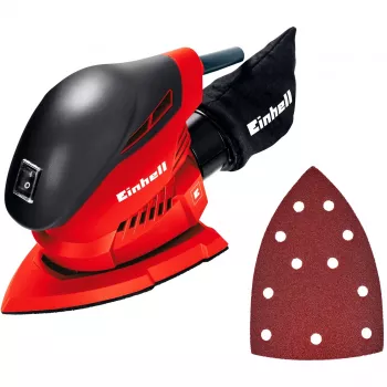 Lixadora Múltipla TH-OS 1016, Lixadora Delta Vermelho/Preto, 100 Watt