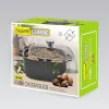 Panela com tampa Maestro MR-2828, 28 cm Ø, 8,0 L, antiaderente, para fogões a gás, quadrada preta