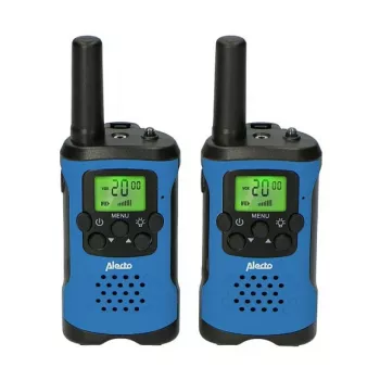 Rádio bidirecional Alecto FR-115BW — 8 canais, alcance até 7 km, autonomia de 24 h, 2 baterias incluídas
