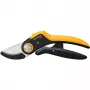 Tesoura de poda Fiskars Plus PowerLever bigorna preto laranja