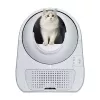 Caixa de areia autolimpante para gatos Catlink Scooper Young, cinzento – 13 l, 600 × 580 mm, adaptador de 12 V