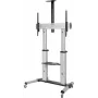 SpeaKa Professional SP-6646944 suporte para ecrãs de sinalização 2,54 m (100 ) preto - prateado (SP-6646944)