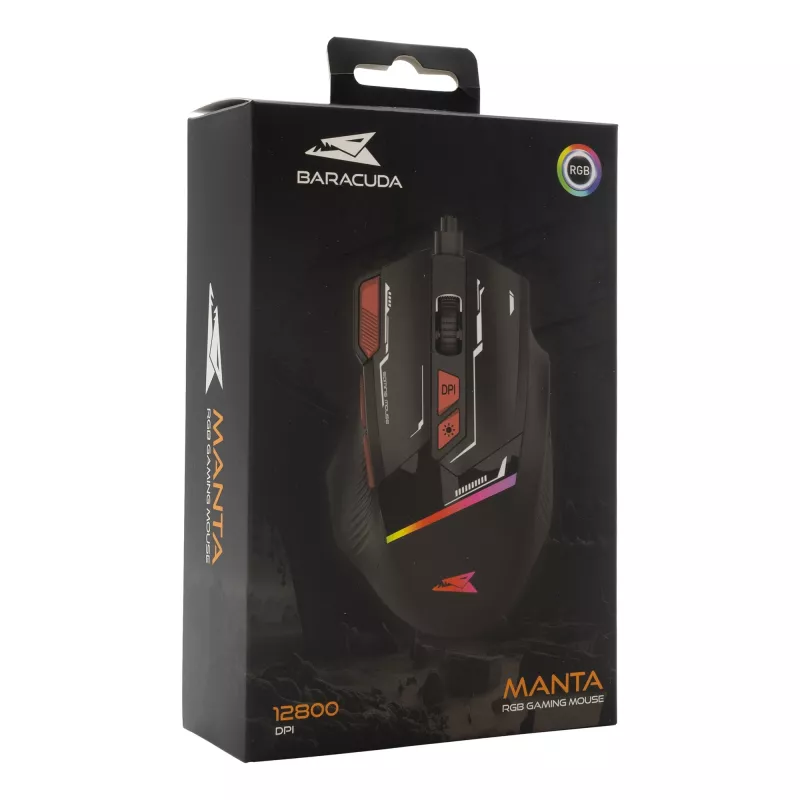 Rato Baracuda BGM-041 MANTA preto USB