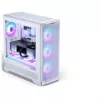 Caixa de PC PHANTEKS Eclipse G400A + refrigeração líquida AiO Glacier M25 Gen2 - branca