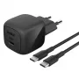 Carregador USB-C Belkin BOOSTCHARGE 45W PD PPS – fonte de alimentação compacta 45W USB-C PD PPS
