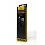 Gembird CCDB-mUSB2B-AMLM-6 cabo de USB-A para Lightning, entrançado de algodão, conectores metálicos, USB 2.0, 1,8 m, preto