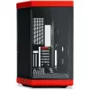 HYTE Y70 Touch Infinite Midi Tower preto, cor de cereja