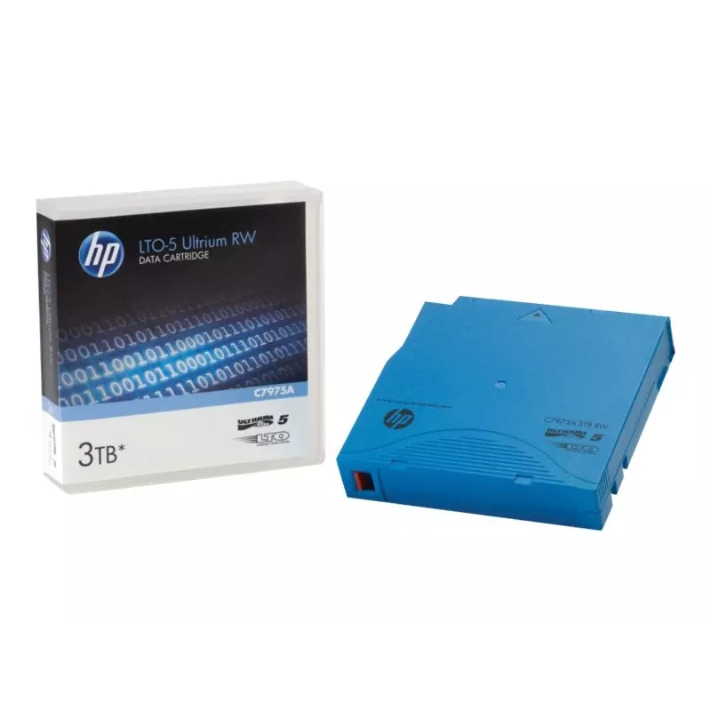 Hewlett Packard Enterprise HPE Ultrium Non-Custom Labeled Data Cartridge - 20 x LTO Ultrium 5 - 1,5TB / 3TB - etiquetado - Light Blue - suporte de armazenamento (C7975AN)