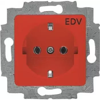 20 EUC/DV-217-101 tomada SCHUKO vermelha RAL3020 (2CKA002011A6251)