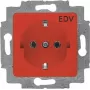 20 EUC/DV-217-101 tomada SCHUKO vermelha RAL3020 (2CKA002011A6251)