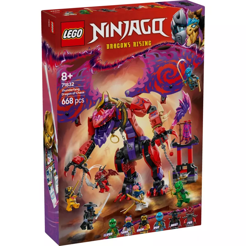 LEGO NINJAGO 71832 Thunderfang Dragões do Caos