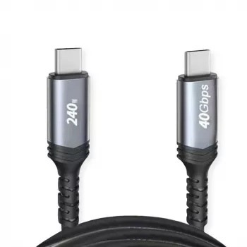 Cabo USB VALUE 11.99.9086 USB4 Gen 3x2 1 m USB-C preto