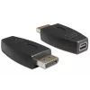 DeLOCK - adaptador DisplayPort - DisplayPort (M) para Mini DisplayPort (F) - preto