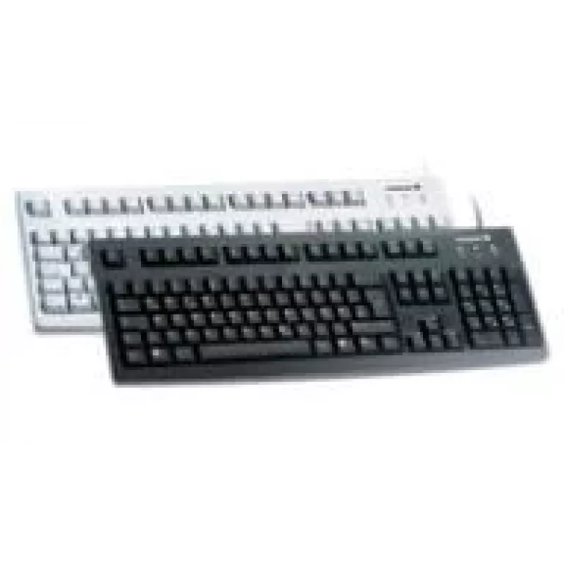 Teclado Cherry G83-6105 com fios USB francês (FR), cinzento, cabo USB de 1,75 m