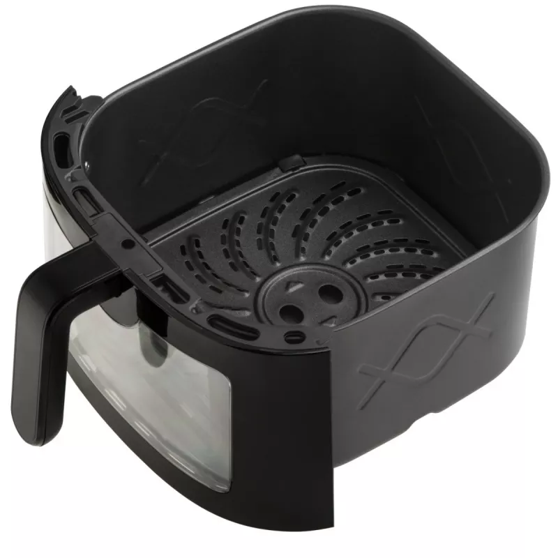 Adler AD 6318 fritadeira de ar, 8 l, 2500 W, ecrã LCD, 9 programas, preta