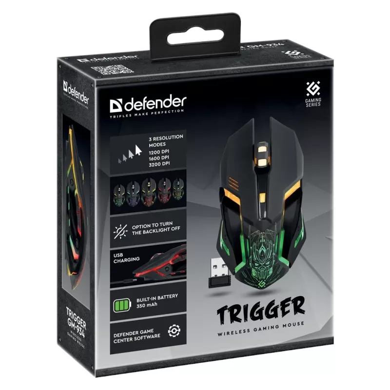 Rato gaming sem fios TRIGGER GM-934