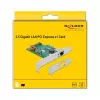 Placa PCI Express x1 DeLOCK RTL8125 2.5 Gigabit LAN PoE+