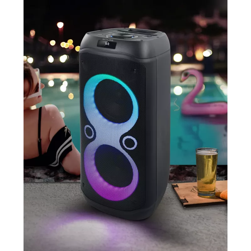 Muse M-1937 DJ altifalante portátil/para festas Preto 600 W