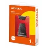 Disco externo ADATA DashDrive Durable HD650 1 TB 2,5 polegadas USB 3.2 Gen 1 (3.1 Gen 1) vermelho