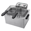 ProfiCook PC-FR 1038 fritadeira dupla de instalação livre 3000 W prateada