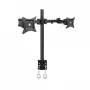 Suporte de secretária duplo para monitor rotativo 13-27