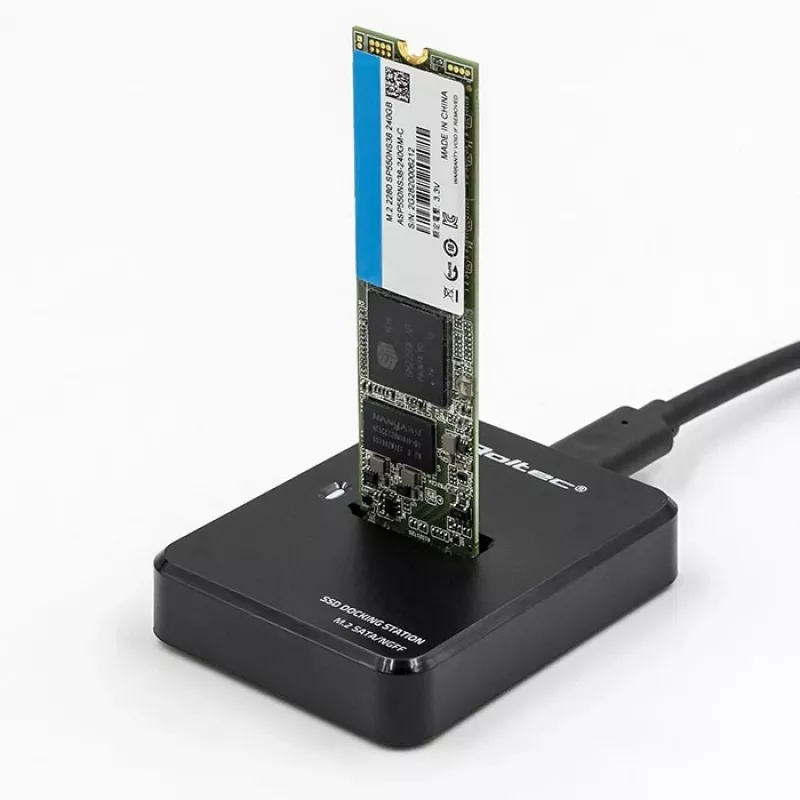 Estação de acoplamento SSD M.2 SATA, NGFF, USB 3.1