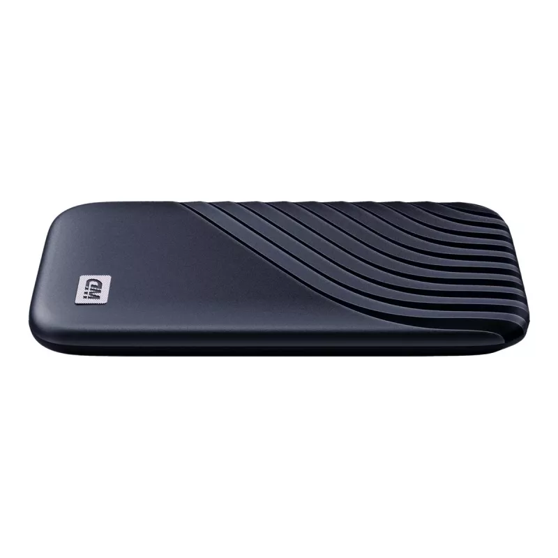 WD My Passport SSD WDBAGF0020BBL - SSD - encriptado - 2 TB - externo (portátil) - USB 3.2 Gen 2 (conector USB-C) - AES de 256 bits - azul meia-noite