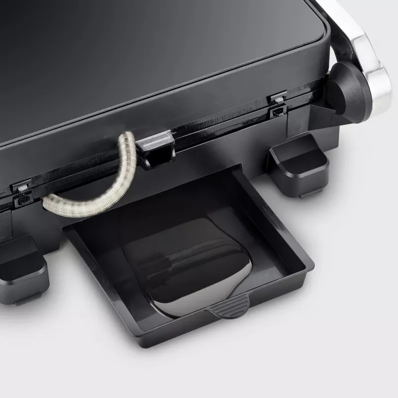 Grelhador de contacto Severin KG 2399 preto aço inoxidável 1800 W